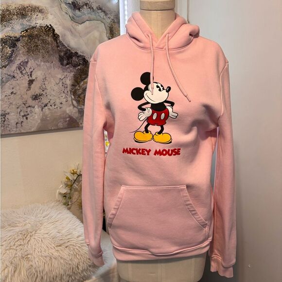 PRINTED HOODIE LIGHT PINK/MICKEY MOUSE - Picture 4 of 9
